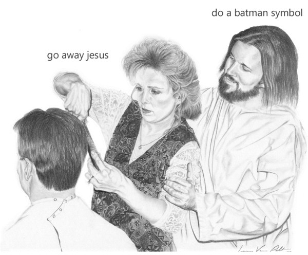 Jesus Is A Jerk, Batman Symbol