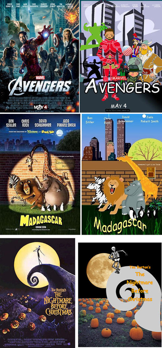 Movie Posters Recreated Using Comic Sans And Clip Art